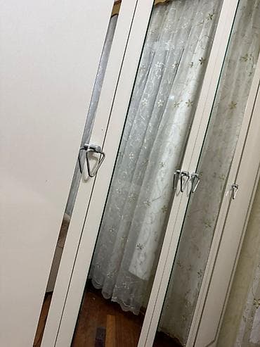 iki qapili dolab: Yeni, 4 qapılı, Güzgülü, Bej, Digər material, Açılan, Düz dolab — 2