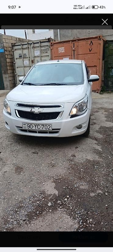 Nəqliyyat: Chevrolet Cobalt: 1.5 l | 2024 il 131000 km Sedan — 1