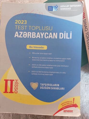 Azərbaycan dili Testlər 10-cu sinif, DİM, 2-ci hissə, 2023 il lalafo.az -da Azərbaycan dili Testlər 10-cu sinif, DİM, 2-ci hissə, 2023 il