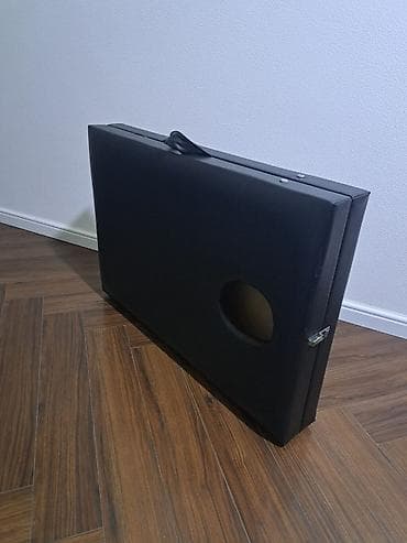 Салонные, медицинские комплекты мебели: Б/у, Масажная кушетка, Складной, цвет - Черный — 5