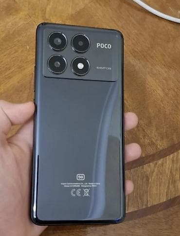 redmi note 10 ekran: Poco X6 Pro 5G, 512 GB, rəng - Qara, Barmaq izi — 3