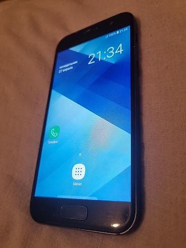 samsung note fe: Samsung Galaxy A3 2017, 16 GB, rəng - Qara, Barmaq izi — 7