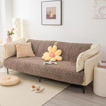 Seplər: Divan üçün Yeni rəng - Boz Yataq örtüyü, Ödənişli çatdırılma — 6