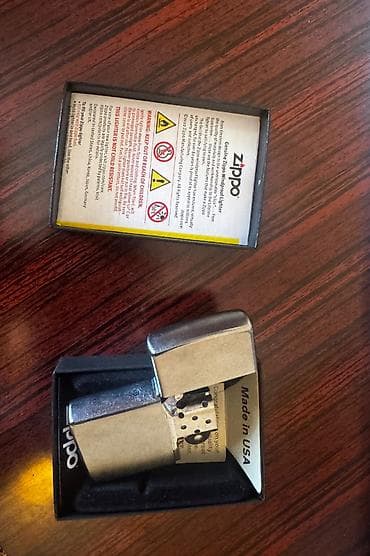 Digər aksesuarlar: Zippo alışqan
Qutusu ilə, İstifadə edilməmiş — 6