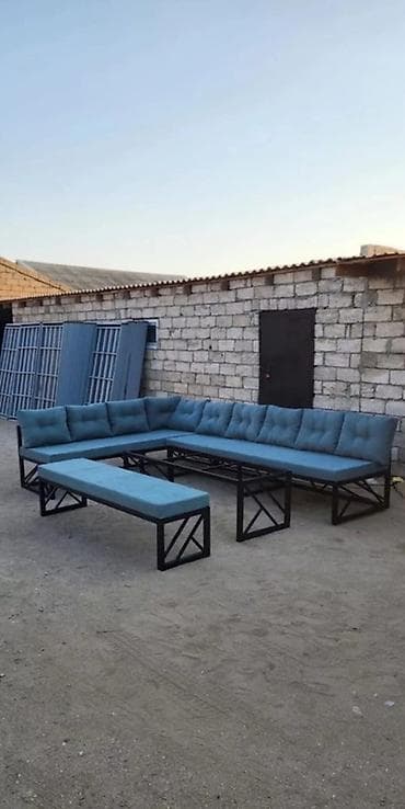 kamp stolu: Dördbucaq masa, Açılmayan, Stullar ilə, Metal — 5
