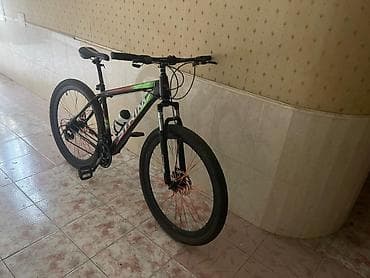 STIM brendli dağ velosipedi - Güclü alüminium gövdə, rəngli (qara