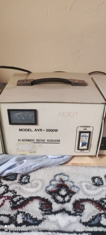 isiq generator satilir: İşlək vəziyyətdə olan bir neçə avtomatik gərginlik tənzimləyicisi — 4