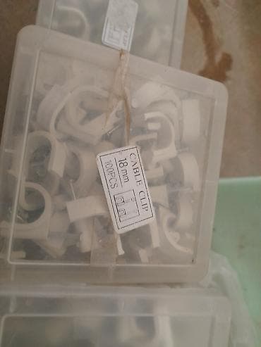 Kabel üçün skop satılır. 18likdi. 10 paçka var. təmirdən artıq qalıb — 2
