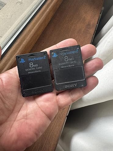 playstatio: Sony Playstation 2 memory Card islek veziyyetdedirler ikisi bir yerde — 1