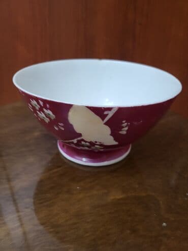 Termoqablar: Kolleksiya üçün dekorativ porselen dəst - Porselen kaşa: Ağ əsaslı — 6