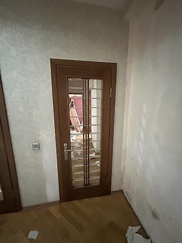 qapi otag: 5 ədəd Mebel qapıları dəsti – şüşəli taxta otaq qapıları • Material — 5