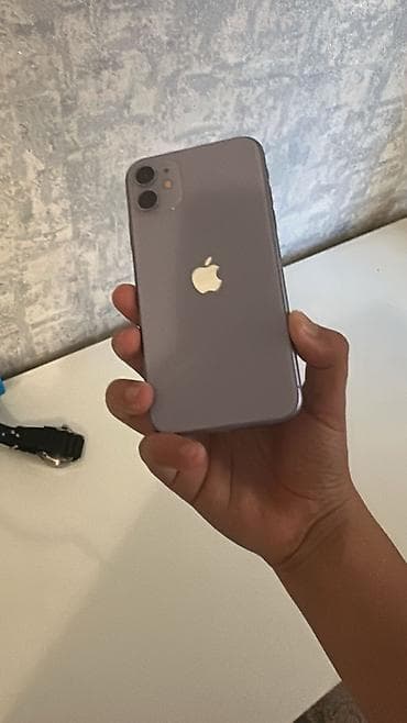 komputer dest: IPhone 11, 64 GB, Deep Purple, Barmaq izi, Face ID — 1