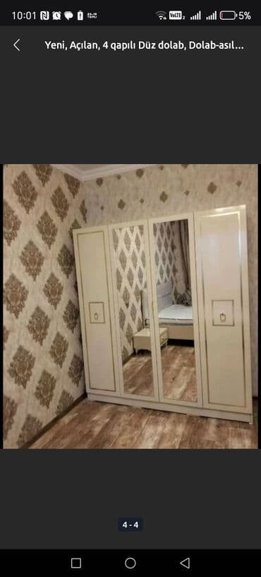 isqaf: Açılan, 4 qapılı Düz dolab, Qarderob, paltar dolabı, Türkiyə — 7