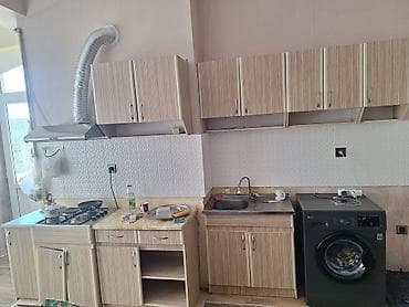 tava: Mətbəx mebeli dəsti satılır - Dizayn: Aşağı və yuxarı asma şkaflardan — 2