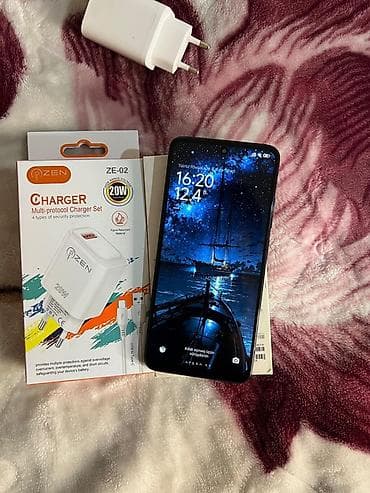 damasni telefon: Redmi Note 11S, 128 GB, rəng - Qara, Barmaq izi, Face ID — 2