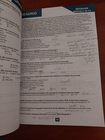 Тесты: Məhsul: “100 Sınaq İmtahanı – English 11” hazırlıq kitabı Təsvir: - — 5