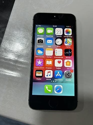 5s: IPhone 5s, 16 GB, Gümüşü, Barmaq izi — 1