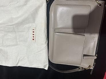 prada eynək: Marni dəri çiyin çantası - Material: hamar, yüksək keyfiyyətli — 6