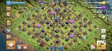 Clash of Clans hesabı - Bələdiyyə binası (Town Hall) 12 - Qızıl: 5