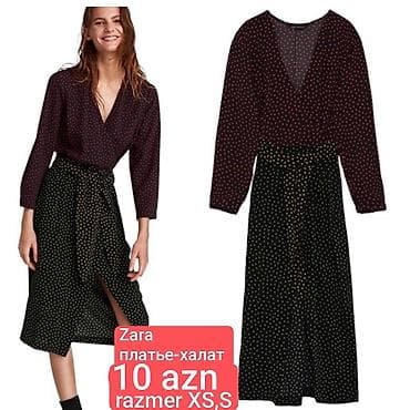 libas: Gündəlik don, Midi, Zara, XS — 1