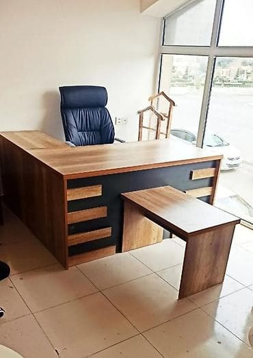 ofis oturacagi: Yeni, Müdir üçün, Künc masa — 1