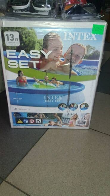 intex 732 x 366 x 132: Hovuz Intex Easy Set 3.96m × 84sm "Easy Set" seriyasının şişmə hovuzu — 4