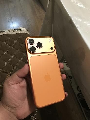 IPhone 17 Pro Max, 256 GB, Narıncı, Zəmanət, Face ID, Sənədlərlə