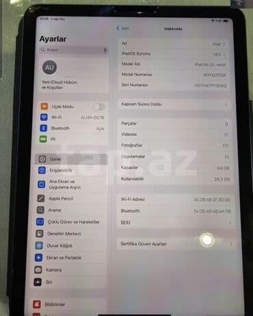 Apple iPad: ‼️APPLE IPAD AIR4 SATILIR ❗️QİYMƏT 799 AZN ‼️Planşeti təxminən 1 — 5