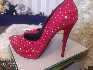 tufli mufli: Bir dəfə geyinilib bir saatlıq . stiletto qaşli, baxa alınıb — 1