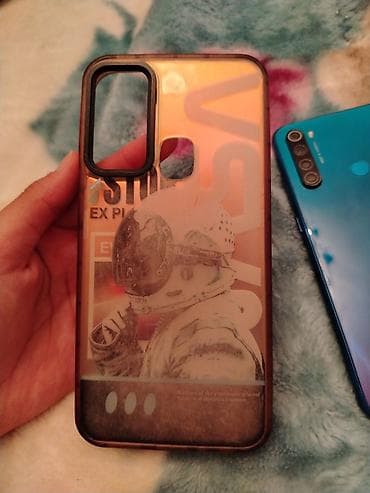 samsung es 10 plus: Redmi 8, 64 GB, rəng - Mavi, Barmaq izi — 2