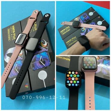 Smart saat HW 56 + Yeni Apple Watch 6 Seriyasının tam birə bir