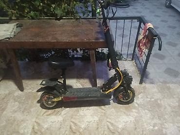 Velosipedlər: Elektrik skuter – oturacaqlı, işıqlı, güclü model - Güclü ön far və — 2