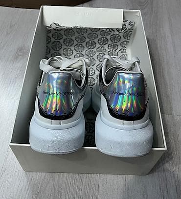 Ayaqqabılar: Orijınal Alexander McQueen Ağ rəngli uniseks krossovkalar - — 7