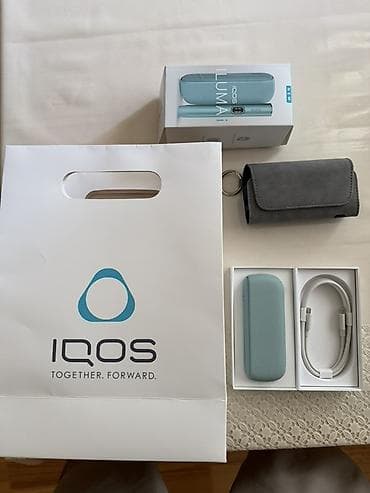 IQOS ILUMA i cihaz komplekti – mavi rəng Teptezedir 2-3gundur alinib