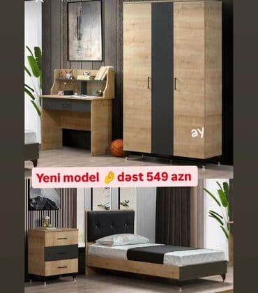 Sifarişlə mebel: Oğlan və qız üçün, Təknəfərlik çarpayı — 1