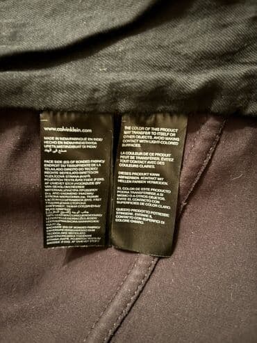 cins pencekler: Мужская куртка, Кожаная, Осенняя, Calvin Klein, L — 5