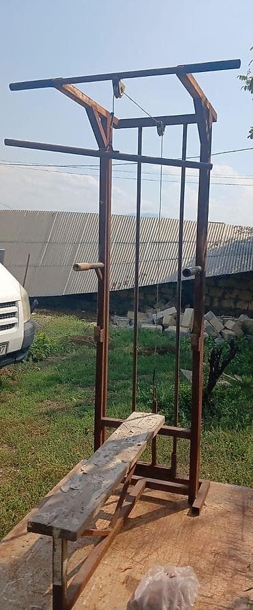 Çoxfunksiyalı dəmir trenajor kompleksi - Material: tamamilə metal — 1