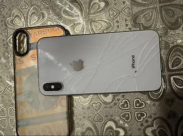 iphone xs max ekran: IPhone X, 64 GB, Gümüşü, Qırıq — 2