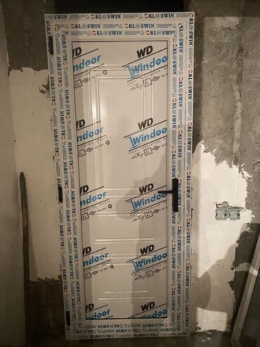 hamam qapları: Hamam üçün Yeni Plastik qapı Çərçivə ilə, Ödənişli quraşdırma, Ödənişli çatdırılma, Rayonlara çatdırılma, Ünvandan götürmə — 13