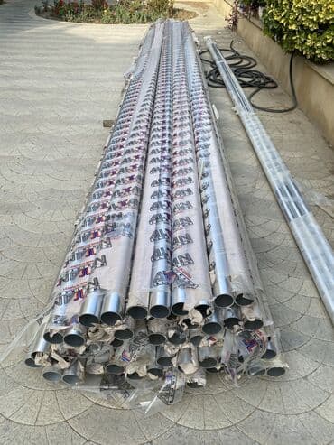 dəmir boru satışı: Alüminium borular satilir Ölçülari:Diametr-65mm Qalinlig-3mm 1metrin — 1
