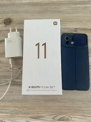 iphone 14 pro max dubai version: Xiaomi Mi 11 Lite, 128 GB, rəng - Göy, 
 İki sim kartlı — 5