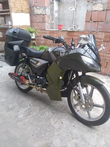 питбайк в азербайджане: Yol motosikleti – MX49 - Rəng: zeytun-yaşıl/grafit qarışığı, idman — 3