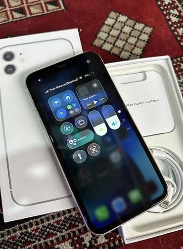 poco telefon: IPhone 11, 128 GB, Ağ, Zəmanət, Simsiz şarj, Face ID — 2