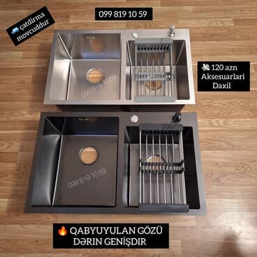 Yeni model mətbəx çanağı – dərin və geniş qab yuyan gözü ilə rahat lalafo.az -da Yeni model mətbəx çanağı – dərin və geniş qab yuyan gözü ilə rahat