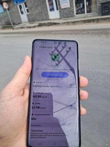 samsung s23 ultra satilir: Samsung Galaxy S20 Ultra, 128 GB, rəng - Qara, Simsiz şarj — 3