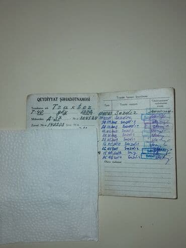 k 701 traktor: Xaçmaz rayon kendindedir texnika .Kohne tex pasportu ve nomresi de var — 5