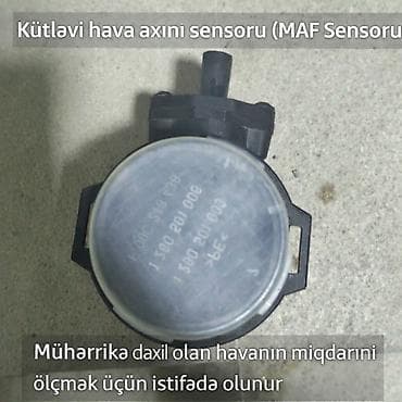 220 mercedes: Kütləvi hava axını sensoru (MAF sensoru) Təyinat: - Mühərrikə daxil — 1