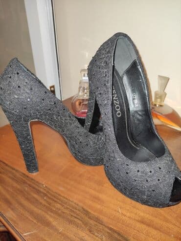 Botinka və botilyonlar: Tuflilər, Ölçü: 39, rəng - Qara, İşlənmiş — 2