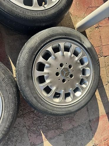 w210 diskler: İşlənmiş Disk təkər Mercedes-Benz 215 / 55 / R 16, 5 Boltlu — 3