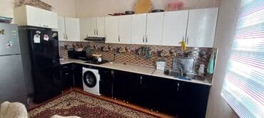 arenda stol stul: Mətbəx mebeli dəsti - Rəng: yuxarı modullar ağ, aşağı modullar qara — 2